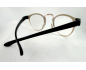 Lunettes loupes 3/4 cercles mixtes fine lame métal noir