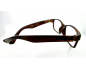 Lunettes loupes Flex rectangles classiques marron