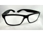 Lunettes loupes noires style wayfarer petits verres