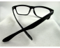 Lunettes loupes noires style wayfarer petits verres