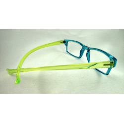 Lunettes loupes branches longues bicolores brillantes