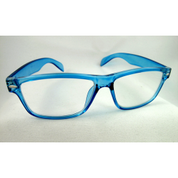 Lunettes loupes wayfarer bleue ou rouge