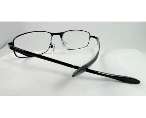 Lunettes loupes verres neutres métal flex*