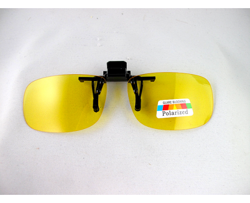 Sur-Lunettes Rct (130-45-56) POLA jaunes à clip