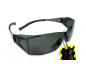 Lunettes protections rectangulaires translucides