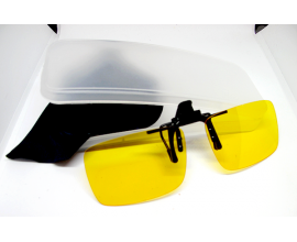 Sur-lunettes (129-58-39) Rct Pola jaunes à clip