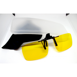 Sur-lunettes (129-58-39) Rct Pola jaunes à clip