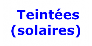 Lunettes loupes teintées-solaires